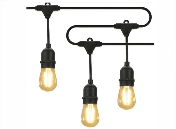 S14 Outdoor Waterproof Lamp String 15M 15 Head Festival Decoration Outdoor Waterproof Lamp String