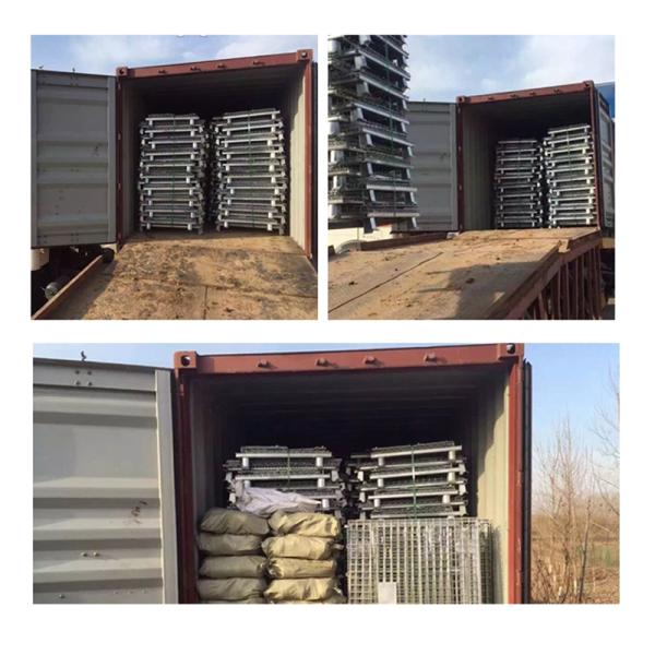 1000kg Galvanizing Q235 Wire Cage Storage Units