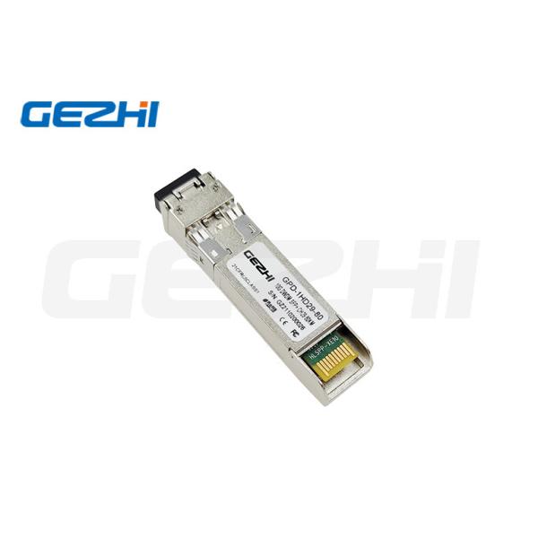 10G SFP+ Optical Transceiver with 80km Transmission Distance Digital Diagnostic Monitoring and 10Gbps Data Rate for Ethernet Networks