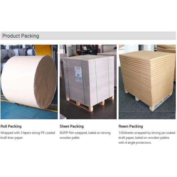 Impressão offset Compatível Duplex Board Yunjing 60GSM 70GSM 80GSM 90GSM 100GSM 120GSM