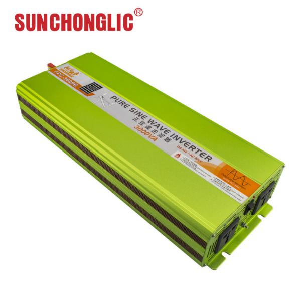 3000W Pure Sine Wave Power Inverter with 5V 1000mA USB Output for 24V DC to 220V AC Off Grid Applications