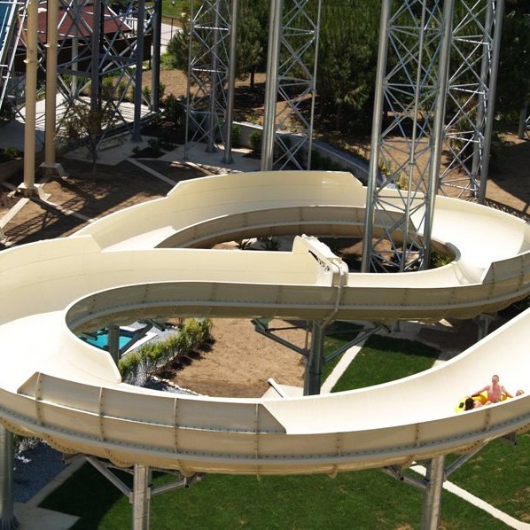 large Aqua Play Water Park equipment Kids' Water Slides with Ashland / DSM Gel coat