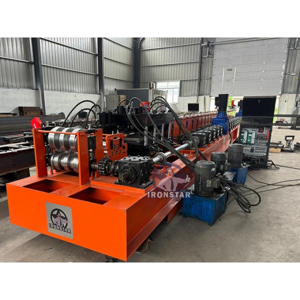 “Storage Rack Upright Post Roll Forming Machine Galvanized Steel Shelf Column Making Machine for Russia Full Automatic Storage Rack Upright Post Roll Forming Machine”
