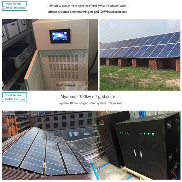 машина управлением инвертора -решетки системы 10kw производства электроэнергии 220v солнечная PV