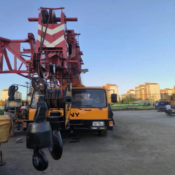 Sany QY5OC Old Mobile Crane Truck 50T Heavy Duty Lifting 76km/h