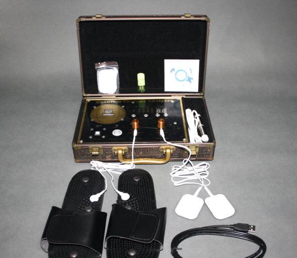 Home use quantum bio-electric body analyzer  with leg massager 34 Reports AH-Q4