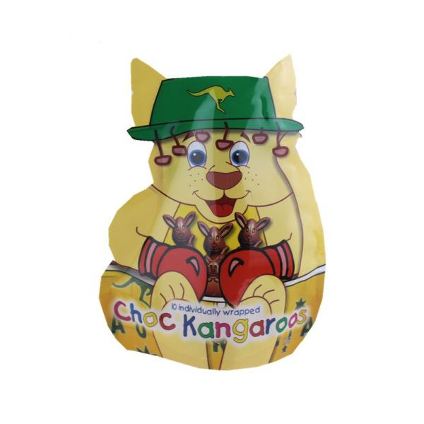 Stand Up Custom irregular shape plastic food packaging bag