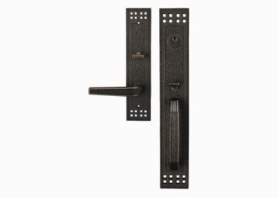 89mm 608mm American Door Handles Matte Black Exterior Grip Set Door Handle