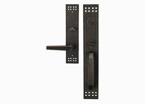 89mm 608mm American Door Handles Matte Black Exterior Grip Set Door Handle