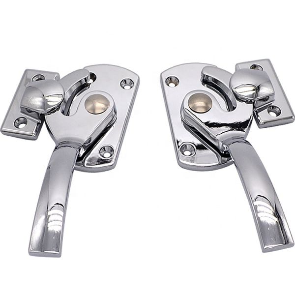 Industrial handle locks distinguish between left and right freezer locks