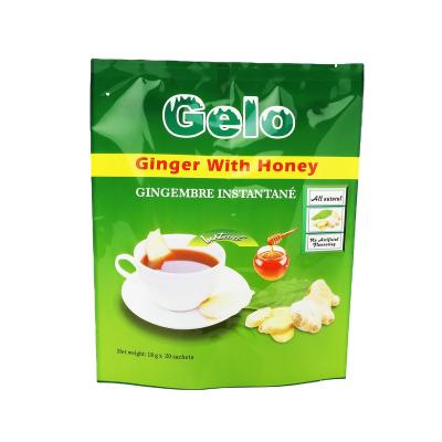 Food Grade Moisture Proof Zipper Seal And Mid Seal Plastic Bag For Powder Packing Bag