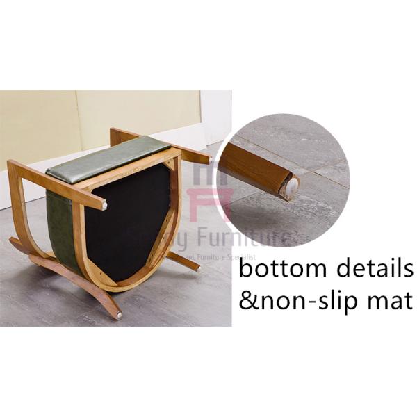 Кресло кожи Брауна черноты твердой древесины, одиночная деревянная софа рамки с огромной рукой