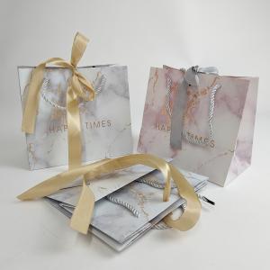 Bolsas de papel personalizadas Bolsas de papel biodegradáveis para compras com