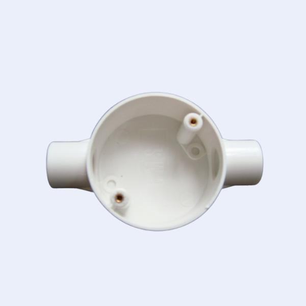 Preto branco do diâmetro circular do padrão 65mm da caixa terminal LSZH BS do Pvc de UPVC