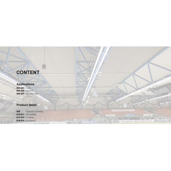 Потолочное освещение 9,000lm СИД 160LM/W линейное для парковки