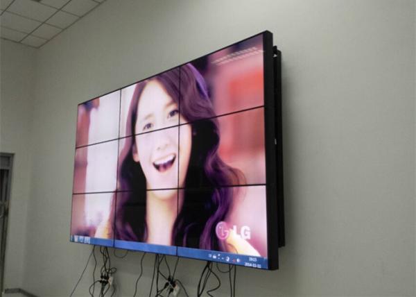 55 Inch 6x3 Full HD Indoor LED Video Wall 800cd/M2 Brightness For Live TV Station