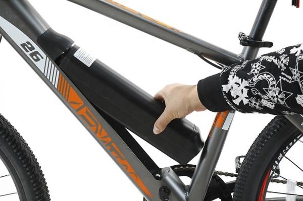 GOMID Electric Mountain City Bike 6 Speed Gears and 40-50Km Range per Power for Aluminium Alloy eMTB Bicycle