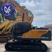 Excavatrice Hyundai 220LC-9S d'occasion avec moteur Cummins prête à être expédiée vers Oman
