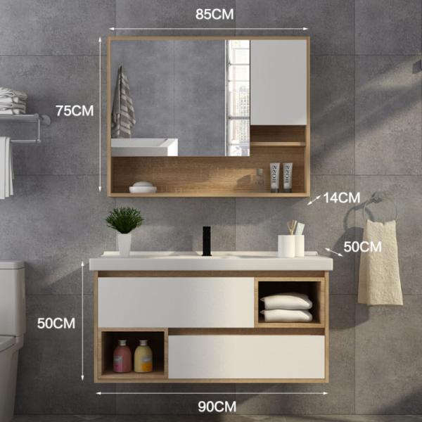 Раковина шкафа Bathroom высокой пластичности свободная стоя отраженная одиночная