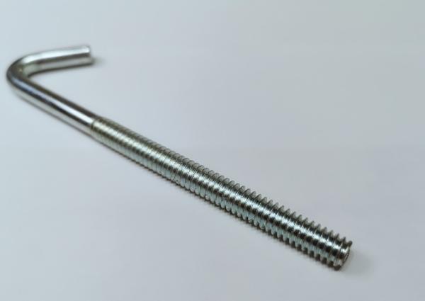 High Tensile Strength Metal Nuts And Bolts J Anchor Bolts For Concrete