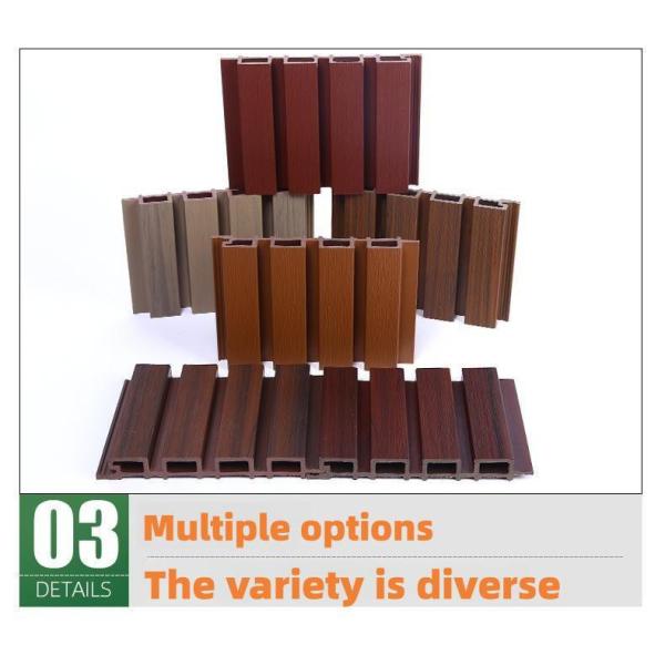 Материал PE Внешние стеновые панели WPC для наружной оболочки и устойчивости к погодным условиям