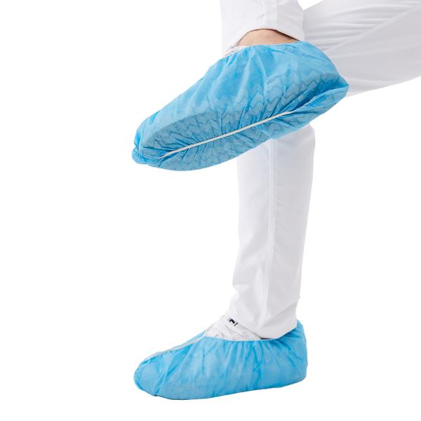 Anti Slip 16x40cm Disposable Shoe Cover For Food Industry