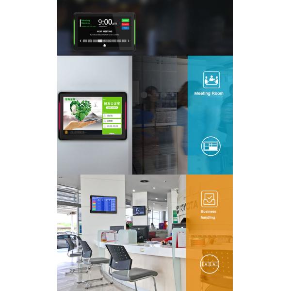 15.6 Inch RK3566 Conference Room Reservation Tablet Double-Sided Illuminated