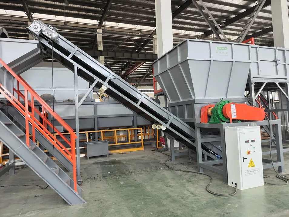 High Capacity Automatic PET Recycling System Plastic Bottle Recycling Machine