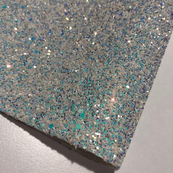 1.4mm 3D Holographic Wallpaper Metallic Chunky Glitter Fabric