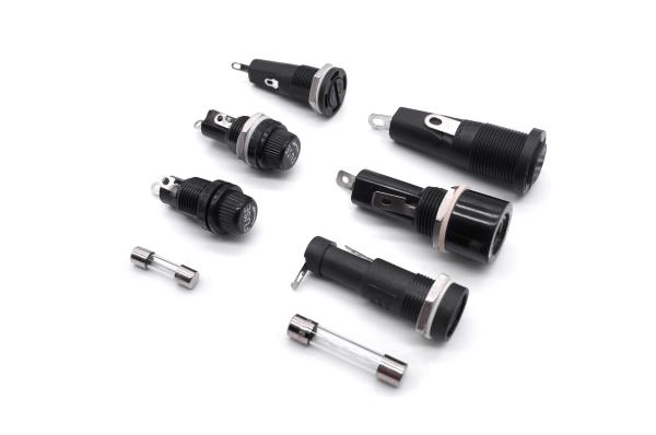 Screw Cap Chassis 6.3A 10A 5x20mm 6x30mm 10x38mm Ceramic Glass Tube Bayonet Panel Mount Fuse Holder
