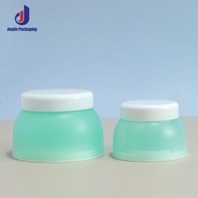 Empty PP Cosmetic Jars Transparent Wide Mouth Plastic Container With Lid