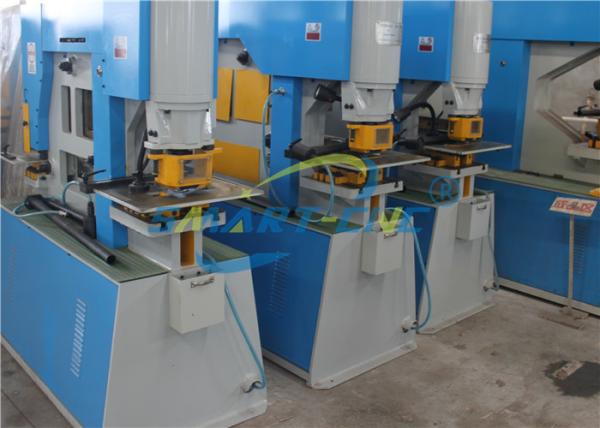 Máquina hidráulica de 60 toneladas do Ironworker, Ironworker industrial para a chapa metálica