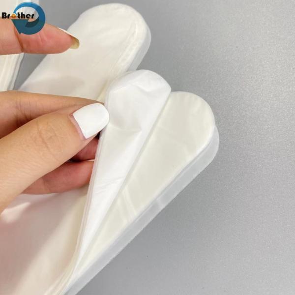 100% Biodegradable Compostable Transparent Disposable Plastic Gloves for Food Kitchen Snack