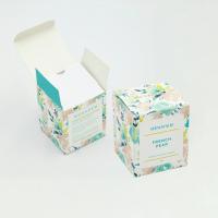 Caixa de embalagem de presente de luxo dois Tuck Folding Perfume Candela perfumada Caixa de embalagem com inserção