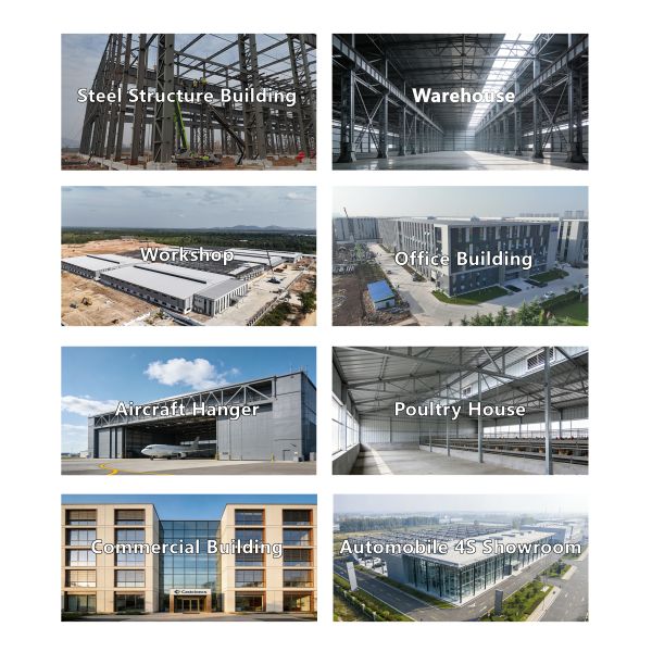 Prefabricated Steel Structure Storage Warehouses, Workshops, Logistics Centers, Industrial Park Buildings Construction