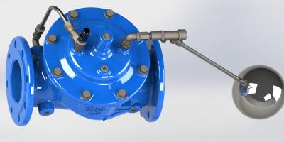 Válvula de controle de modulação de revestimento DN800 do flutuador da COLA EPOXY