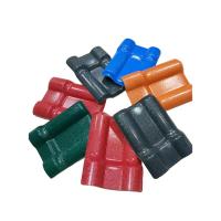 Largura da telha de telhado 1050mm da resina sintética do PVC da prova de fogo para o balcão da fábrica
