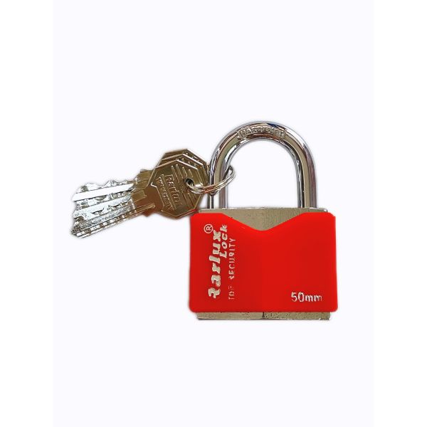 Hot Selling Wholesale China Padlock  Plastic Cover Rhombic Type Iron Padlock
