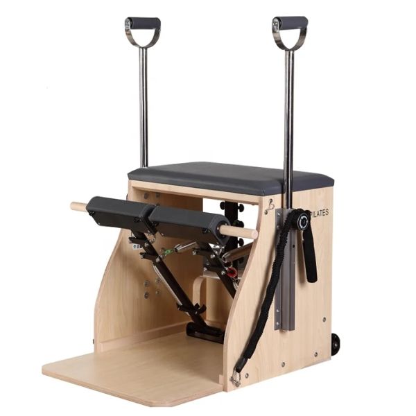 Pilates Exercises Pilates Wunda Chair Approximately 24 X 20 X 24 Inches Durable Compact Equipment for Studio