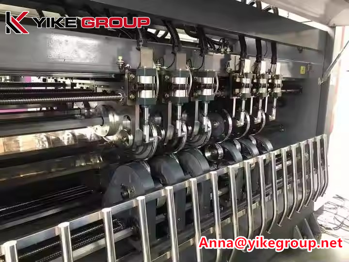 YIKE GROUP-BNC 6 Blade 10 Scorer 2200MM Автоматическая тонкая лопасть Слиттер Scorer Machine для 3/5/7 Ply гофрированной картонной производственной линии