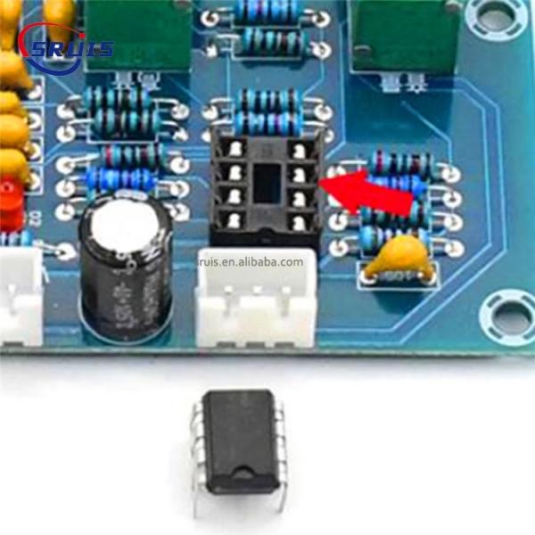NE5532 Amplifier Audio Module Class D Digital Amplifier with DC12V-24V Input and Treble Bass Volume Adjustment