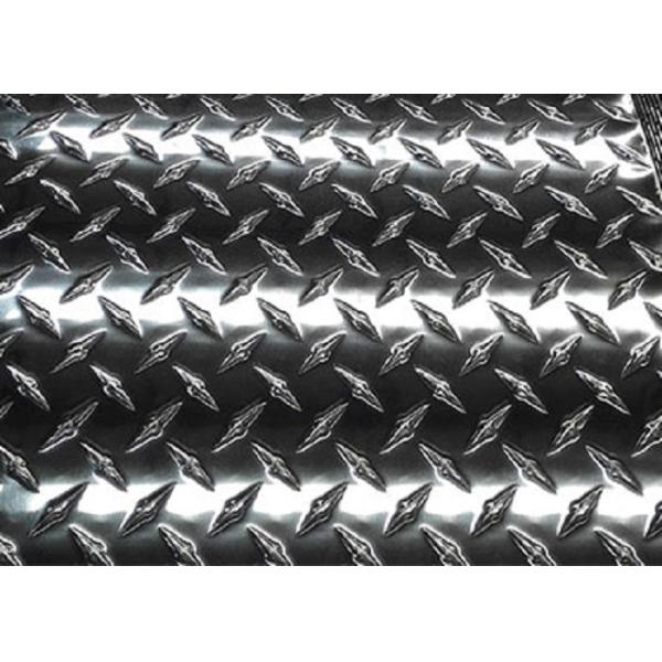 Lightweight Diamond Metal Sheet 6061 T6 Aluminum Plate With 1.6mm - 6.0mm Thickness
