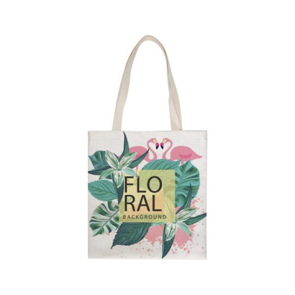 Eco Friendly Linen Sublimation Tote Bags Blanks Diy Custom Logo Sublimation Shopping Bags