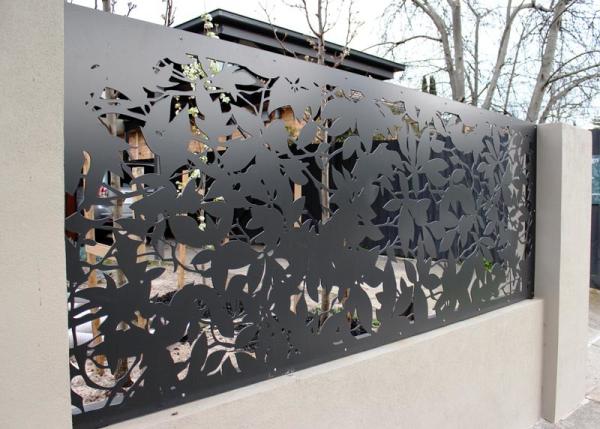 Powder Coating Aluminum Perforated  Panels For Column Cover/Cladding