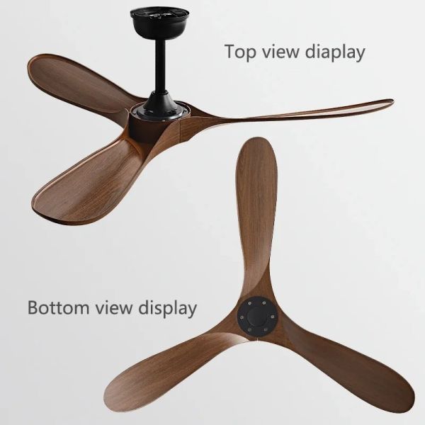 Retractable Blade Modern Folding Fan Light Remote Control Chandelier LED Invisible Ceiling Fan Crystal Light (WH-VLL-29)