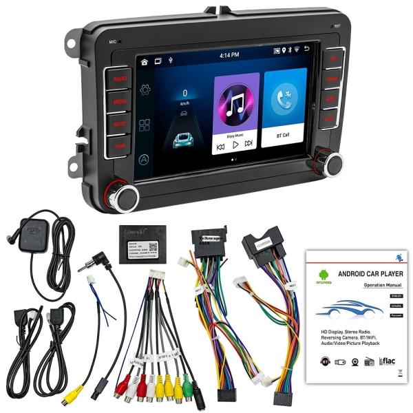 Creatall for Volkswagen 7-Inch Android Navigation GPS Carplay Dashboard Wireless Central Control All-In-One Machine 1-Year