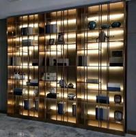 Bookshelf Separator Metal Decor Shelf Living Room Metal Shelf Divider