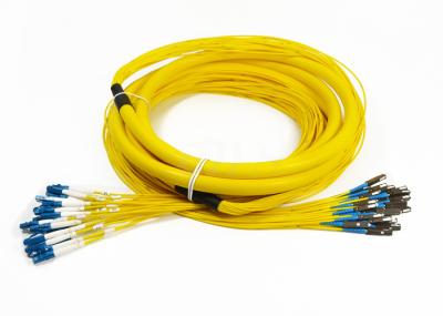 24 Core Distribution Jumper Optical Fiber Patch Cord , Fiber Optic Patch Cords
