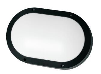 PF0.9 IK10 IP65 20W Oval Bulkhead Wall Light For Villa Project Lighting