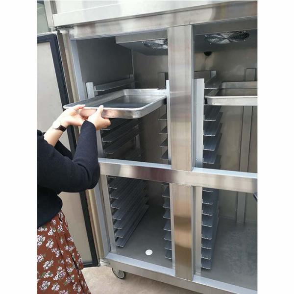 CE Auto Defrost Upright Commercial Fridge Freezer